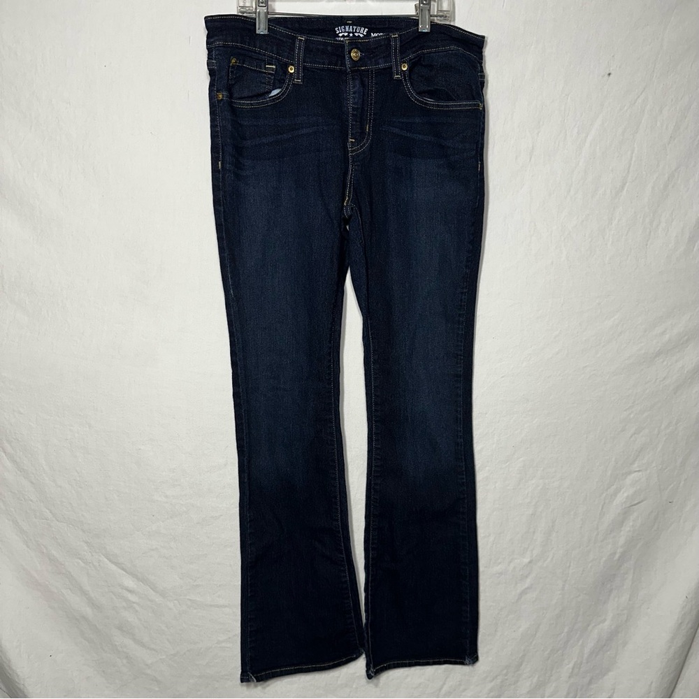 Levi Strass Women's 12M Dark Wash Mid-rise Modern Bootcut Jeans